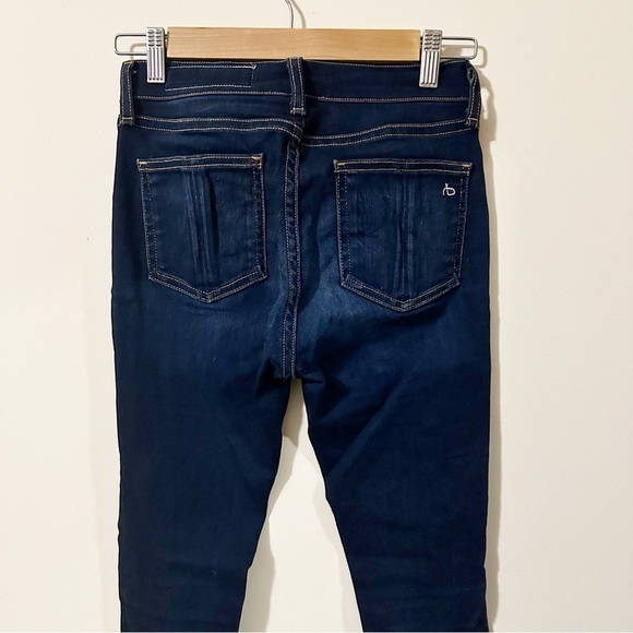 Rag and Bone Womens High Rise Skinny Long Blue Jeans Sz. 24 - Picture 5 of 12